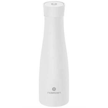 NOERDEN chytrá láhev LIZ480 White/ objem 480 ml/ UV/ připomenutí hydratace/ provoz 30 dní/ USB/ ocel