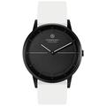 NOERDEN chytré hybridní hodinky MATE2 Black & White/ dotyk. safír. sklíčko/ 5 ATM/ výdrž až 6 měsíců