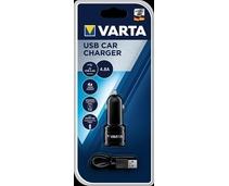Obrázek k produktu: VARTA nabíjecí autoadaptér, 2x USB, 4800mA max., DC 12V, černý