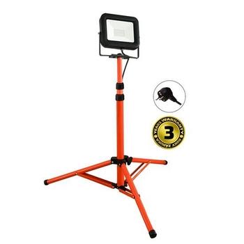 Solight LED venkovní reflektor PRO s vysokým stojanem, 50W, 4600lm, kabel se zástrčkou, AC 230V - WM