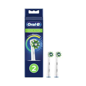 Náhradní hlavice Oral-B EB 50-2 2KS CrossAction s technologií CLEAN MAXIMISER
