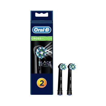 Náhradní hlavice Oral-B EB 50-2 2KS BLACK CrossAction s technologií CLEAN MAXIMISER
