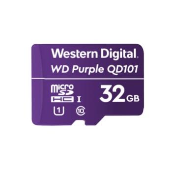 Paměťová karta pro bezpečnostní kamery WD microSDHC 32GB Purple