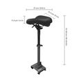 Skládací odpružené sedátko pro koloběžku Xiaomi Scooter Pro / Pro 2 (Bulk)