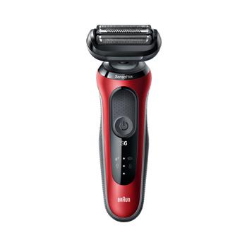 Pánský holící strojek BRAUN Series 6 61-R1200s, červená (red)