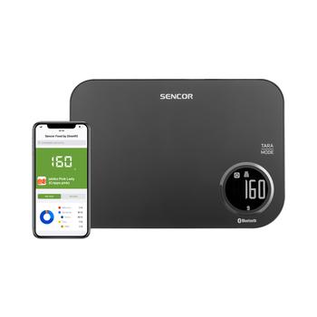 Chytrá kuchyňská váha SENCOR SKS 7078BK