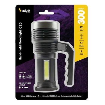 Svítilna TECHNIK MT-C20 nabíjecí, 150lm, černý (black)