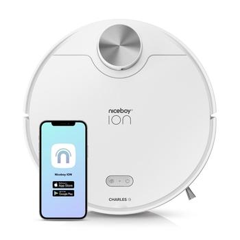 Robotický vysavač NICEBOY ION Charles i9, bílá (white)