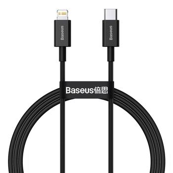 Baseus CATLYS-A01 Superior Fast Charging Datový Kabel USB-C to Lightning  20W 1m Black