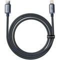 Baseus CAJY000201 Crystal Shine Series Datový Kabel USB-C - Lightning 20W 1,2m Black