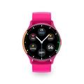 Ksix Core chytré hodinky, AMOLED 1,43", IP67 fosforově růžová