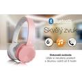 Bluetooth sluchátka ALIGATOR AH02, rosegold