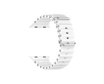 Obrázek k produktu: KSIX silikonový řemínek, vroubkovaný pro 42/44/45mm, bílá