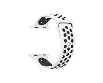 Obrázek k produktu: KSIX silikonový řemínek, děrovaný pro 42/44/45mm, bílo-šedá