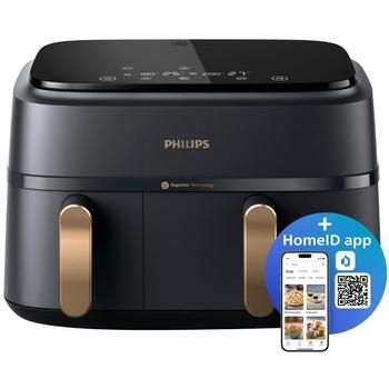 Horkovzdušná fritéza se dvěma košíky PHILIPS řada 3000 NA352/00