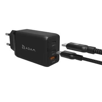 USB nabíječka OEM Omnia F6 65W GaN - černá