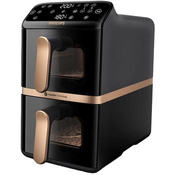 Horkovzdušná fritéza s dvěma koši nad sebou PHILIPS Řada 4000 NA462/70