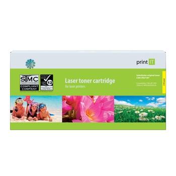 Toner PRINT IT komapatibilní s CANON CRG-718 žlutý (yellow)
