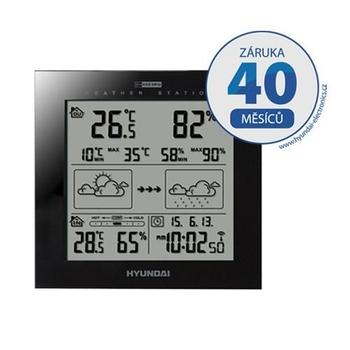 Meteorologická stanice HYUNDAI  WS 2244, černá (black)