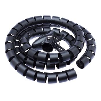  CONNECT IT  trubice pro vedení kabelů WINDE, černý (black)