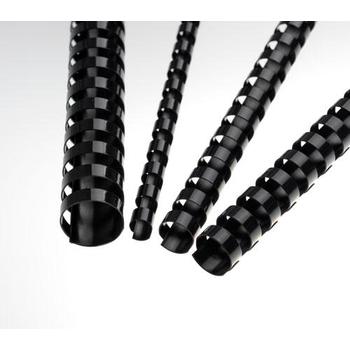  FELLOWES Plastové hřbety 10 mm černé (Black)