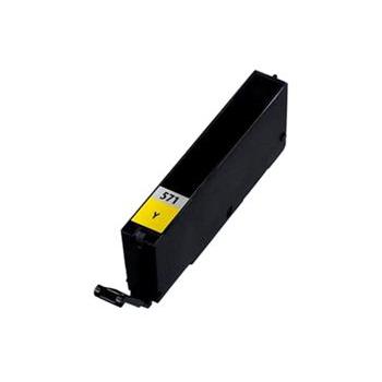 Inkoustová náplň KAK  kompatibilní cartdridge s Canon CLI-571Y XL, žlutá (yellow)
