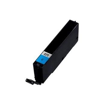 Inkoustová náplň KAK  kompatibilní cartdridge s Canon CLI-571C XL, azurový (cyan)