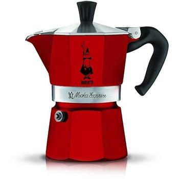 Konvice BIALETTI Moka Express 3, červená (red)
