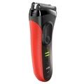 Holící strojek BRAUN Series 3 3050 Clean&Charge Red, černý/červený (black/red)