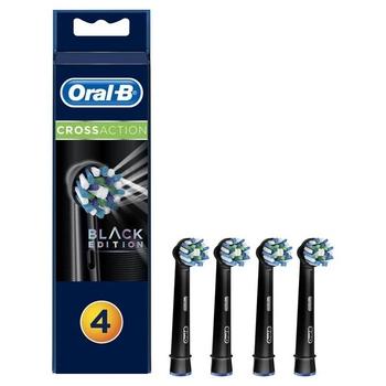 Náhradní kartáček Oral-B EB 50-4 Cross Action, černý (black)