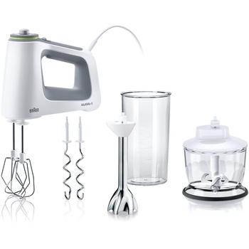 Ruční šlehač BRAUN MultiMix 5 HM 5137 WH, šedá/bílá (grey/white)