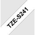 TZE-S241,  bílá/černá, 18mm