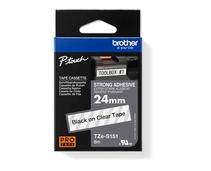 Obrázek k produktu: BROTHER TZE-S151, průsvitná - černá