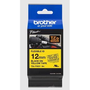 TZE-FX631, žlutá / černá, 12mm