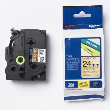 TZ páska BROTHER TZe-PR851, zlatá - černá