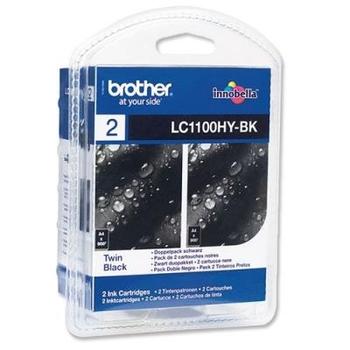 Inkoustová náplň BROTHER LC-1100HYBK Twin Pack černý (black)