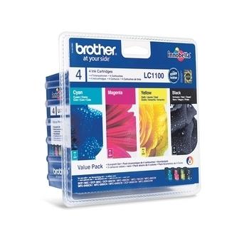 Inkoustová náplň BROTHER  LC-1100 Value Pack, CMYK