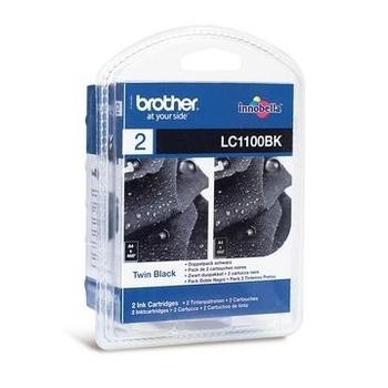 Inkoustová náplň BROTHER  LC-1100BK Twin Pack, černý (black)