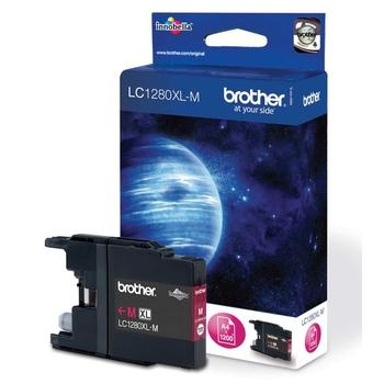 Inkoustová náplň BROTHER  LC-1280XLM, purpurová (magenta)