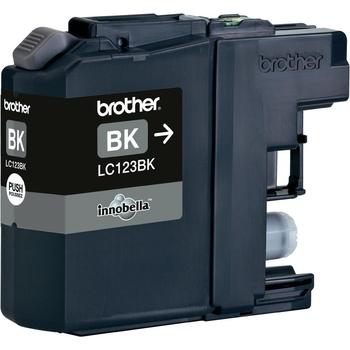 Originální inkoustová náplň BROTHER LC-123BK, černý (black), 600 stran