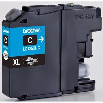 Originální inkoustová náplň BROTHER LC-125XLC, azurový (cyan), 1.200 stran