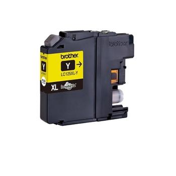 Originální inkoustová náplň BROTHER LC-125XLY, žlutá (yellow), 1.200 stran