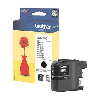 Inkoustová náplň BROTHER  LC-121BK, černý (black)