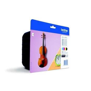 Inkoustová náplň BROTHER  LC-127XLVALBP (multipack- Bk+CMY)