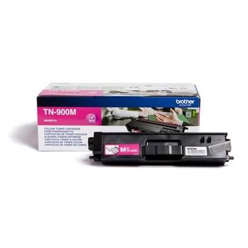 Toner BROTHER  TN-900M, purpurový (magenta), 6.000 stran