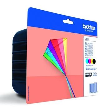 Inkoustový multipack BROTHER LC-223VALBP, CMYK, 550 stran