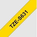 TZ páska BROTHER TZE-S631, černá-žlutá