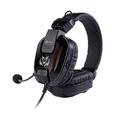 Herní sluchátka C-TECH Cadmus (GHS-12), casual gaming, černo-červená