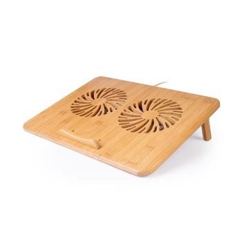 Chladící podložka C-TECH Bamboo, 15,6'', 2x 140mm,