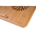 Chladící podložka C-TECH Bamboo, 15,6'', 2x 140mm,